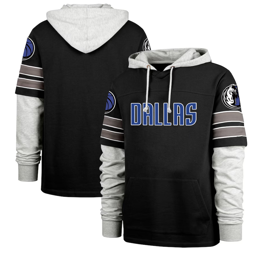 Men Dallas Mavericks black 2024 NBA hoodie->dallas mavericks->NBA Jersey
